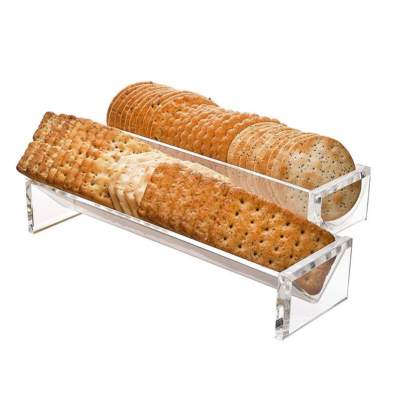 Clear Acrylic Cookie Tray Rack for Parties and Storage
