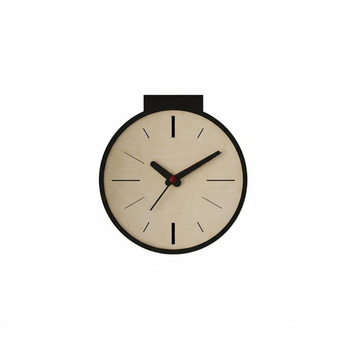 Battery Operated Double Sided Corner Clock Silent Movement Double-Sided Wall Clock Non-Ticking for Living Room, Hallway, Office
