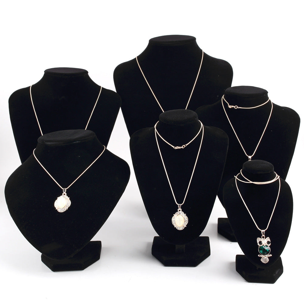 V-Shape Mannequin Bust Necklace & Bracelet Display Stand