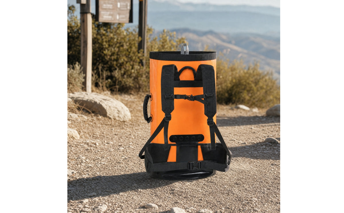 Cord Carrier with Shoulder Straps 65L Rope Storage Backpack Heavy-Duty Outdoor Equipment Bag for Climbers, Hikers, Hiking, Assistance