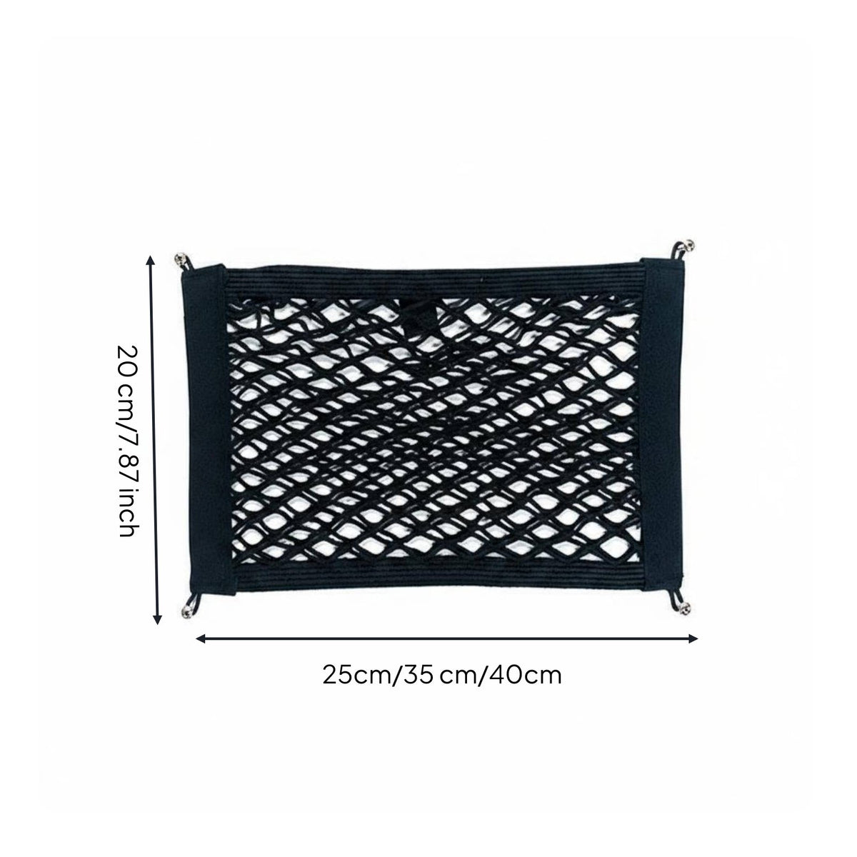 Electric Scooter Cargo Net Double Layer Motorcycle Mesh Storage Pocket