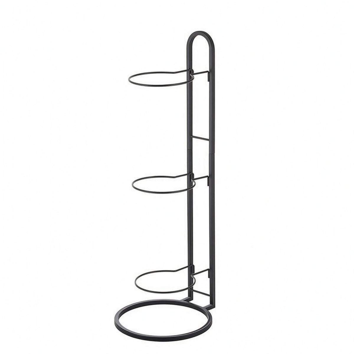 Three-Ball Storage Rack Compact Floor-Standing Ball Rack Upright
