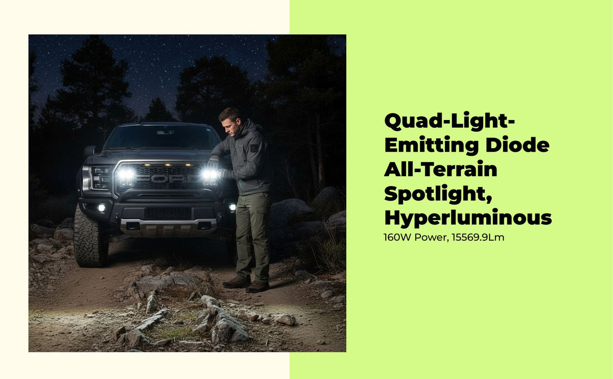 Aluminum LED grille light for SUV