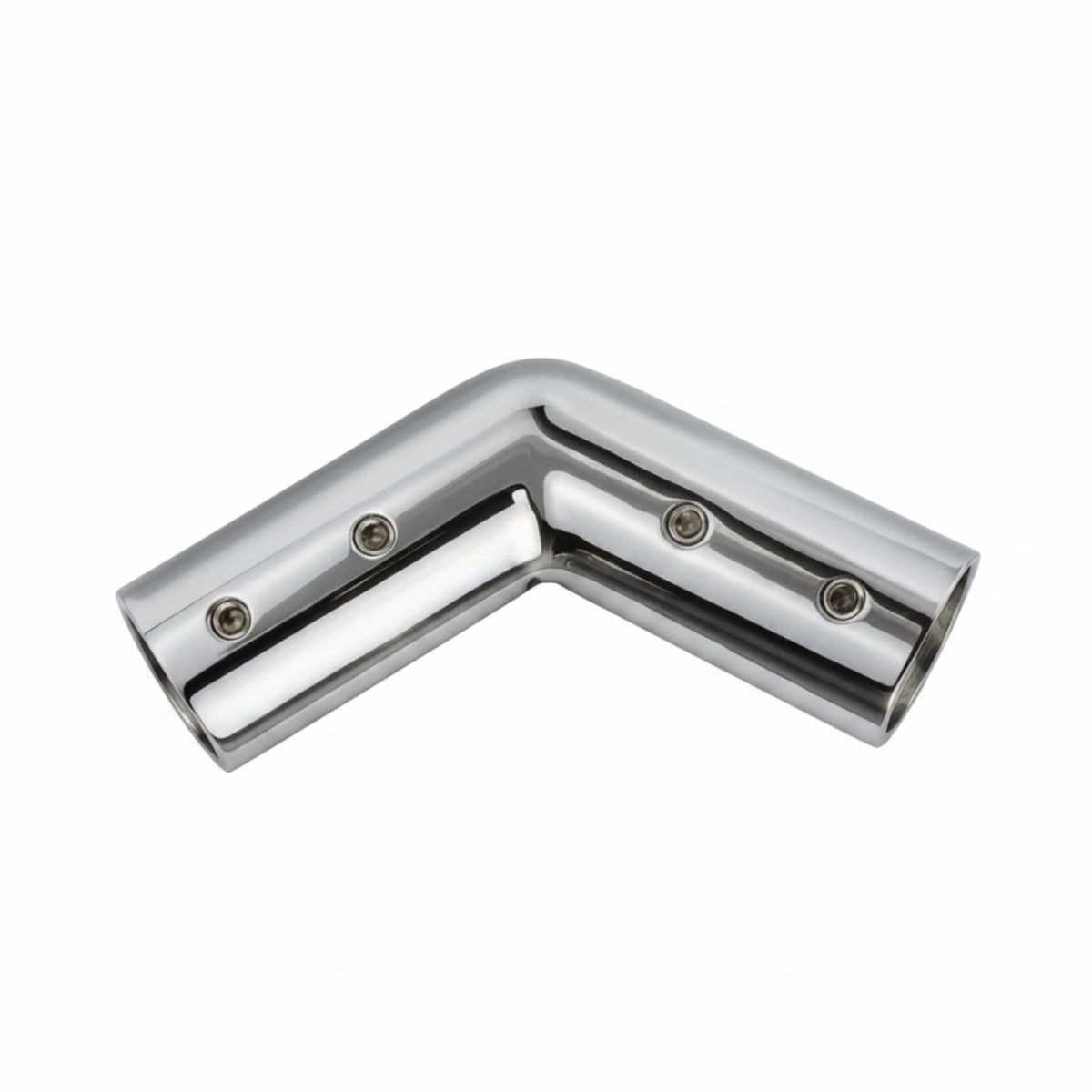 Elbow piping with Set Screws Polished Marine piping Fitting 2 Way 90 Degree Elbow Fitting for Handrails