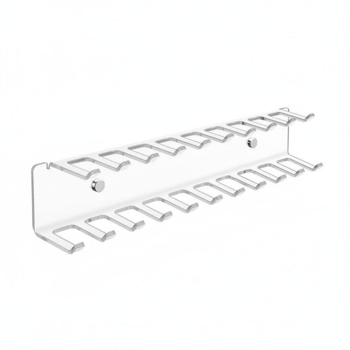 Tie and Belt Organizer Acrylic Wall Tie Rack Transparent