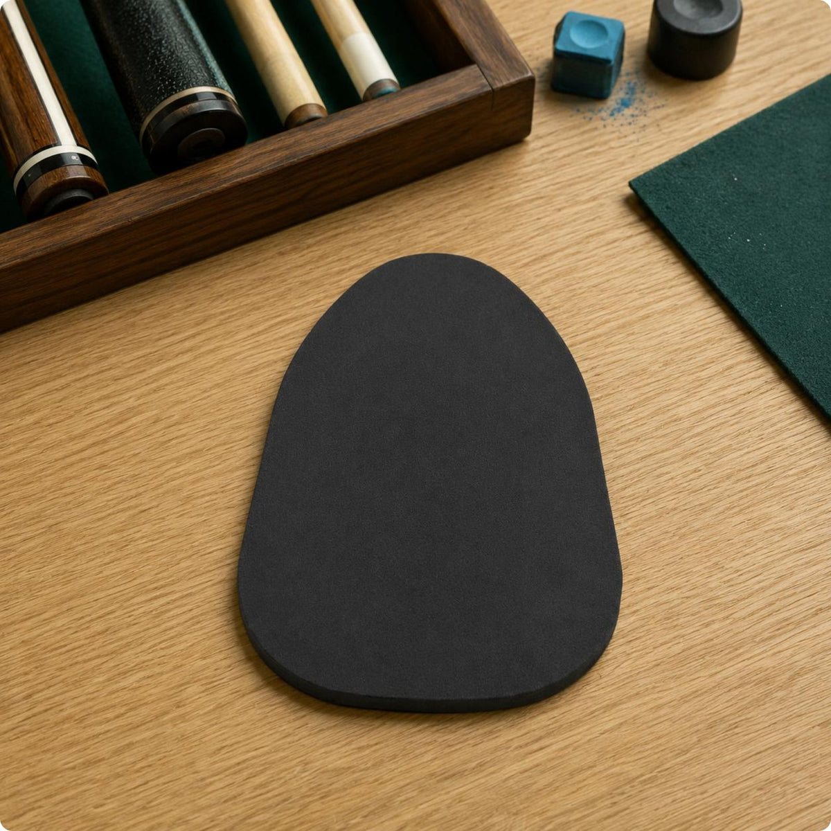 Pool Cue Polishing Pad Reusable Billiard Shaft Burnisher Wear Reduction