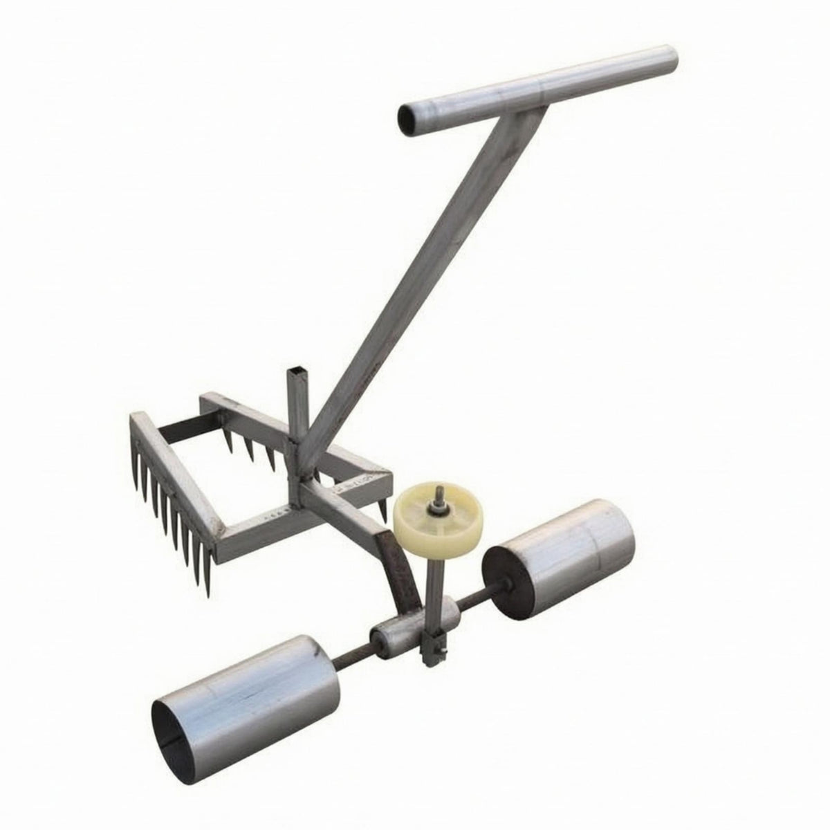 gingers Planting Tool Welded Metal Soil Covering Tool Industrial Finish