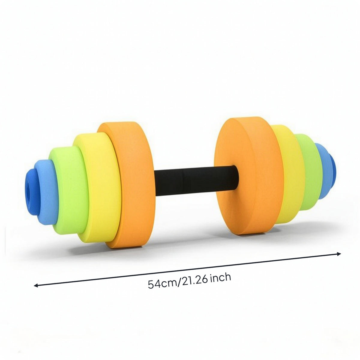 EVA Dumbbell Detachable Modular Dumbbell Adjustable Aquatic Exercise Dumbbells for Kids, Beginners