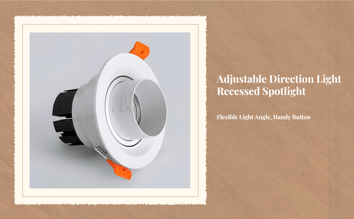LED spotlight, 10-55° zoom