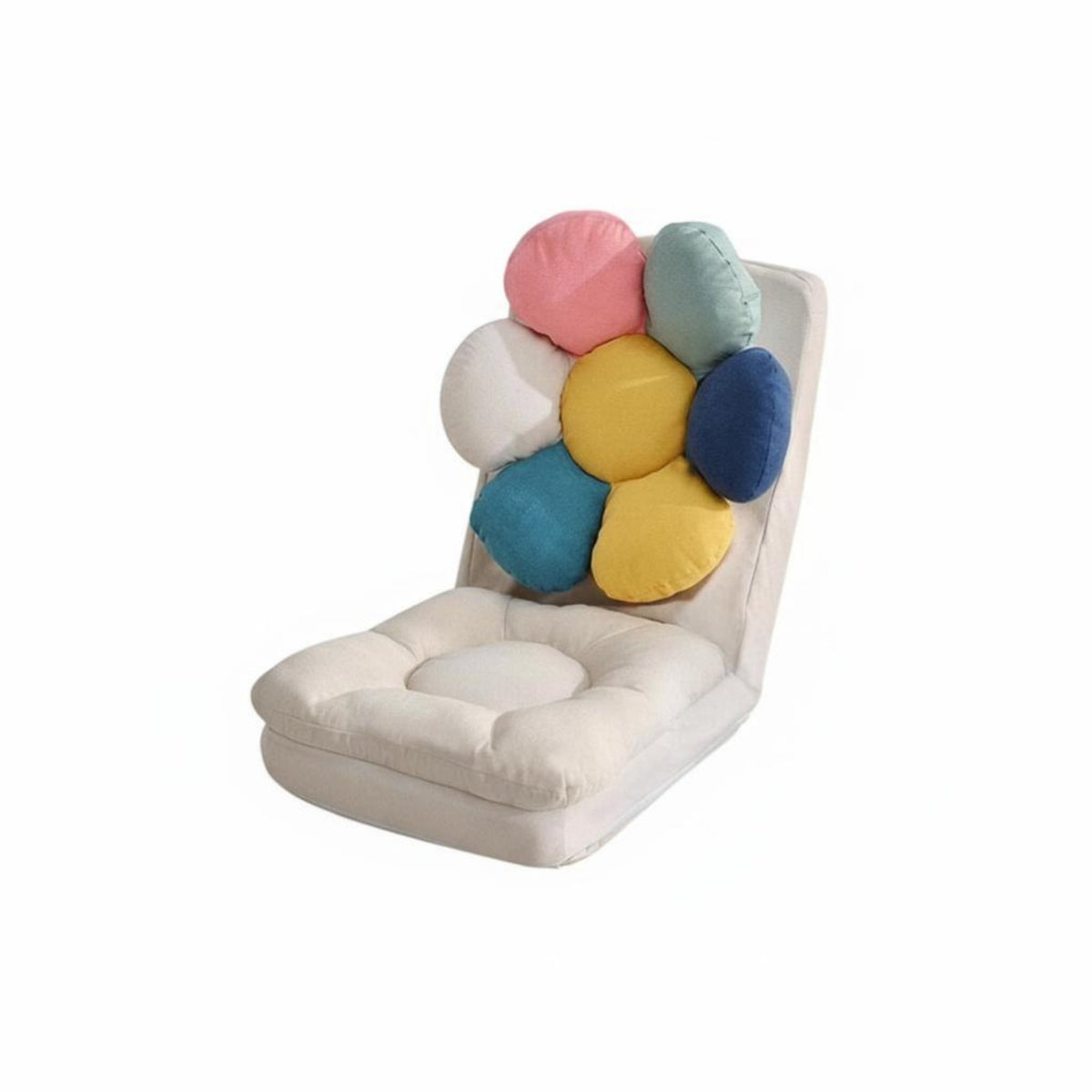 Legless Tatami Lounger Foldable Flower-Shaped Lounger Space-Saving for Students