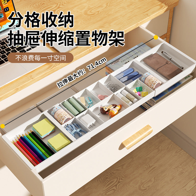 Adjustable Drawer Divider Organizer with Removable Compartments