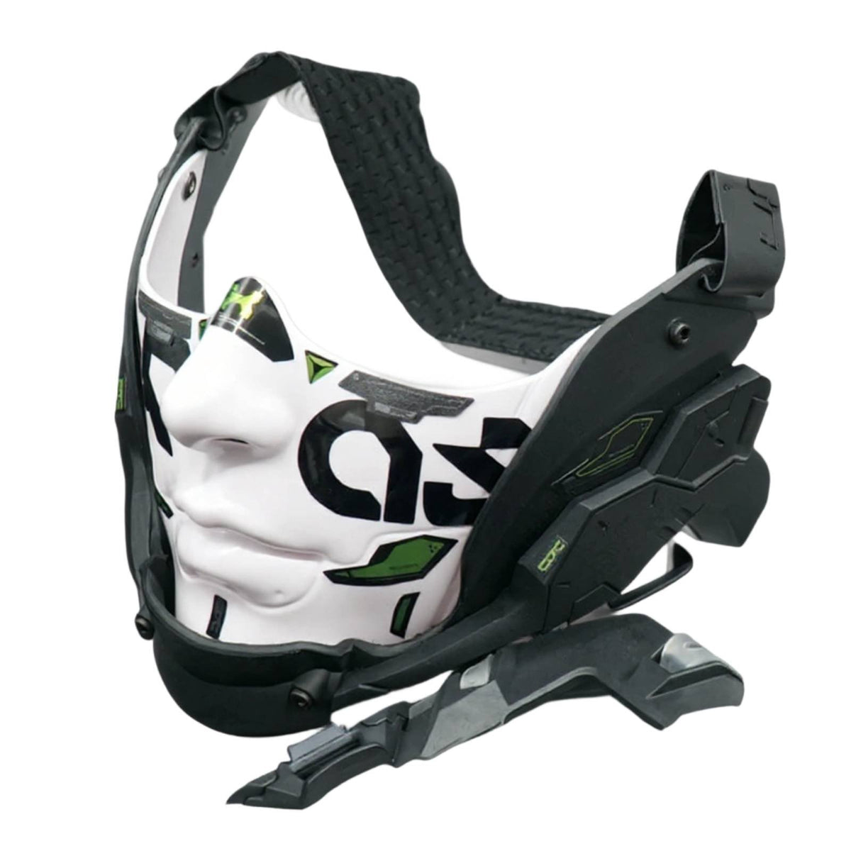 Cyberpunk Face Cover Original Design Cosplay face guard Adjustable Fit for Photoshoots