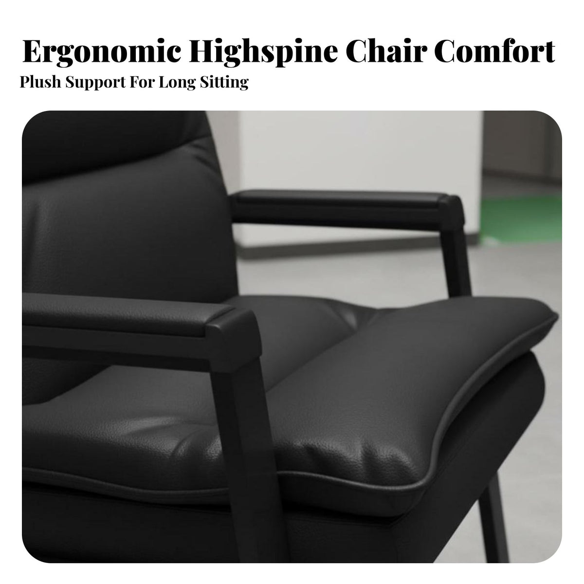 Armless Upholstered Chair spinal Support Indoor Furniture for Game Players, Adults
