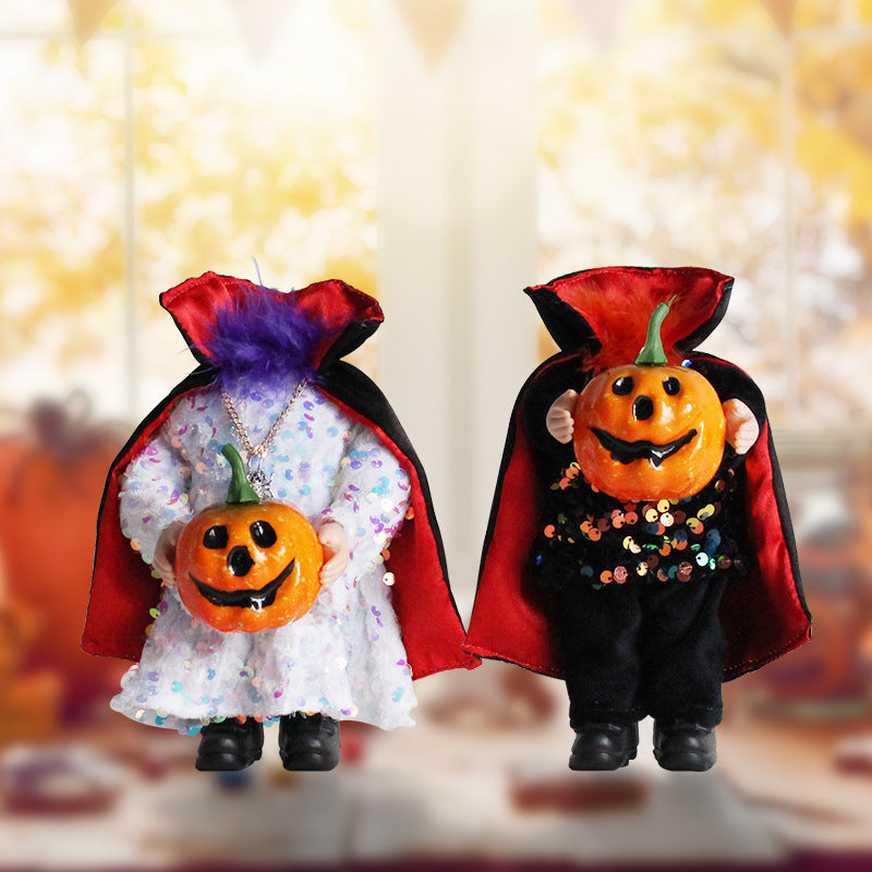 Halloween Headless Pumpkin Doll Decoration Prop