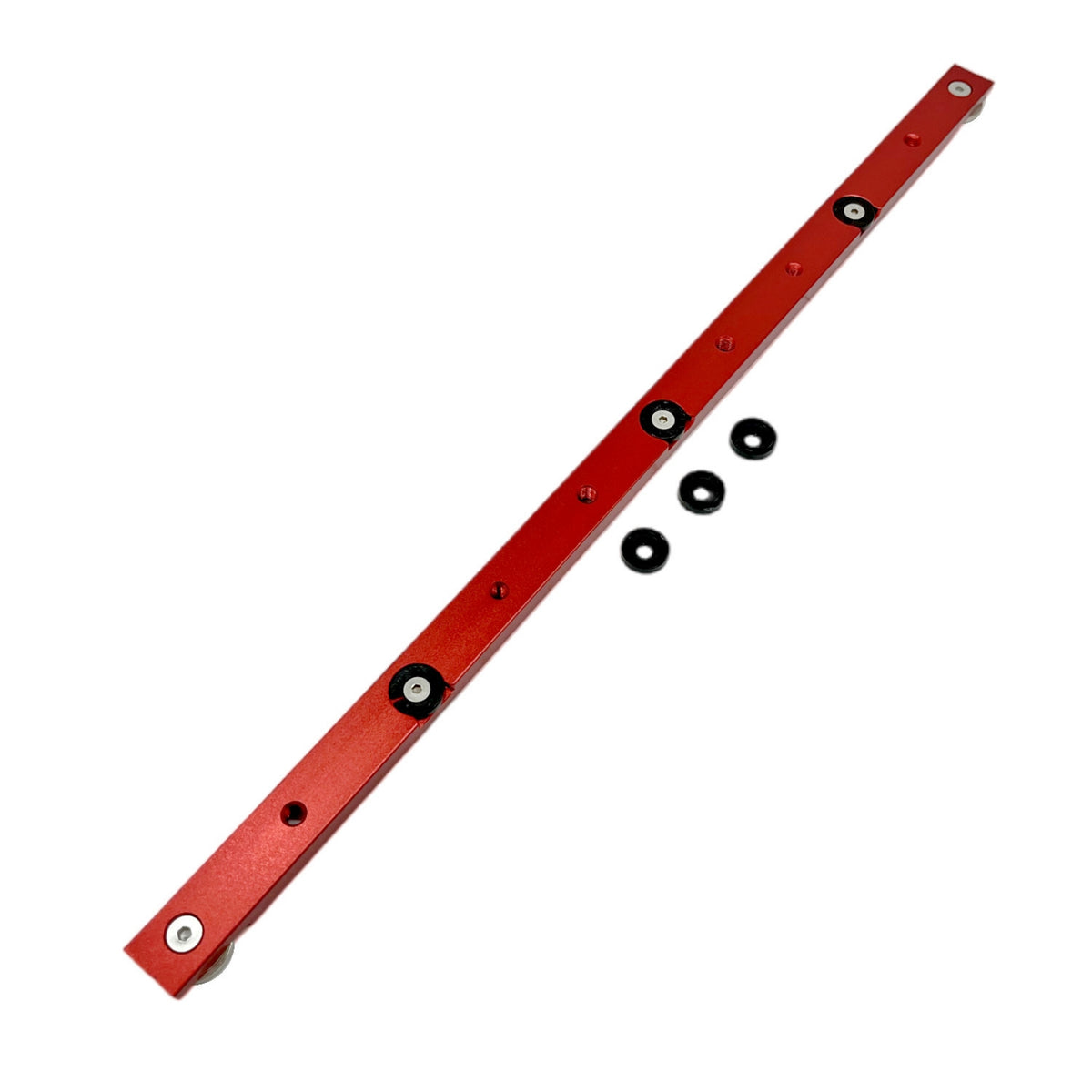 T-Slot Sliding Strip Drilled Mounting Holes Shop Accessory Black Inserts