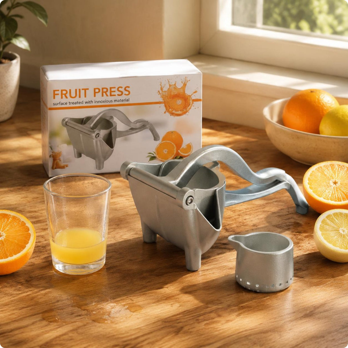 Lemon Juicer Easy to Clean Manual Orange Juicer Effortless Juicing for Travel