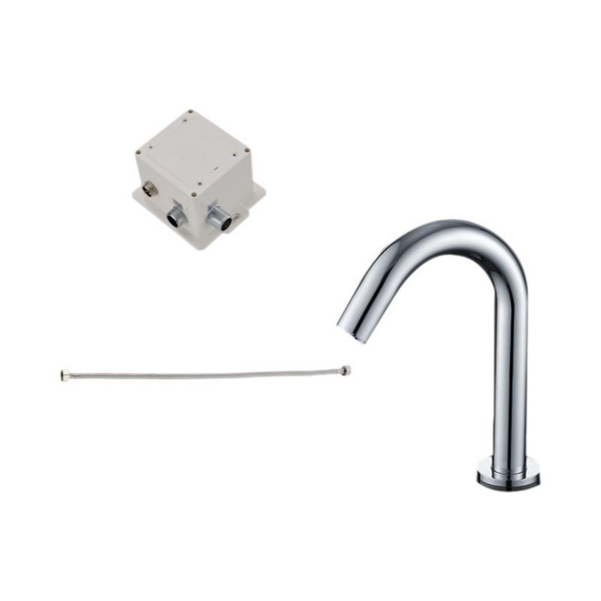Sturdy Brass Touchless Infrared Bathroom Faucet
