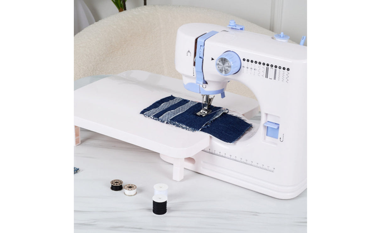 Extension Table Electric Sewing Machine 39-Color Thread Assortment Home Sewing Machine Accessory Kit Included