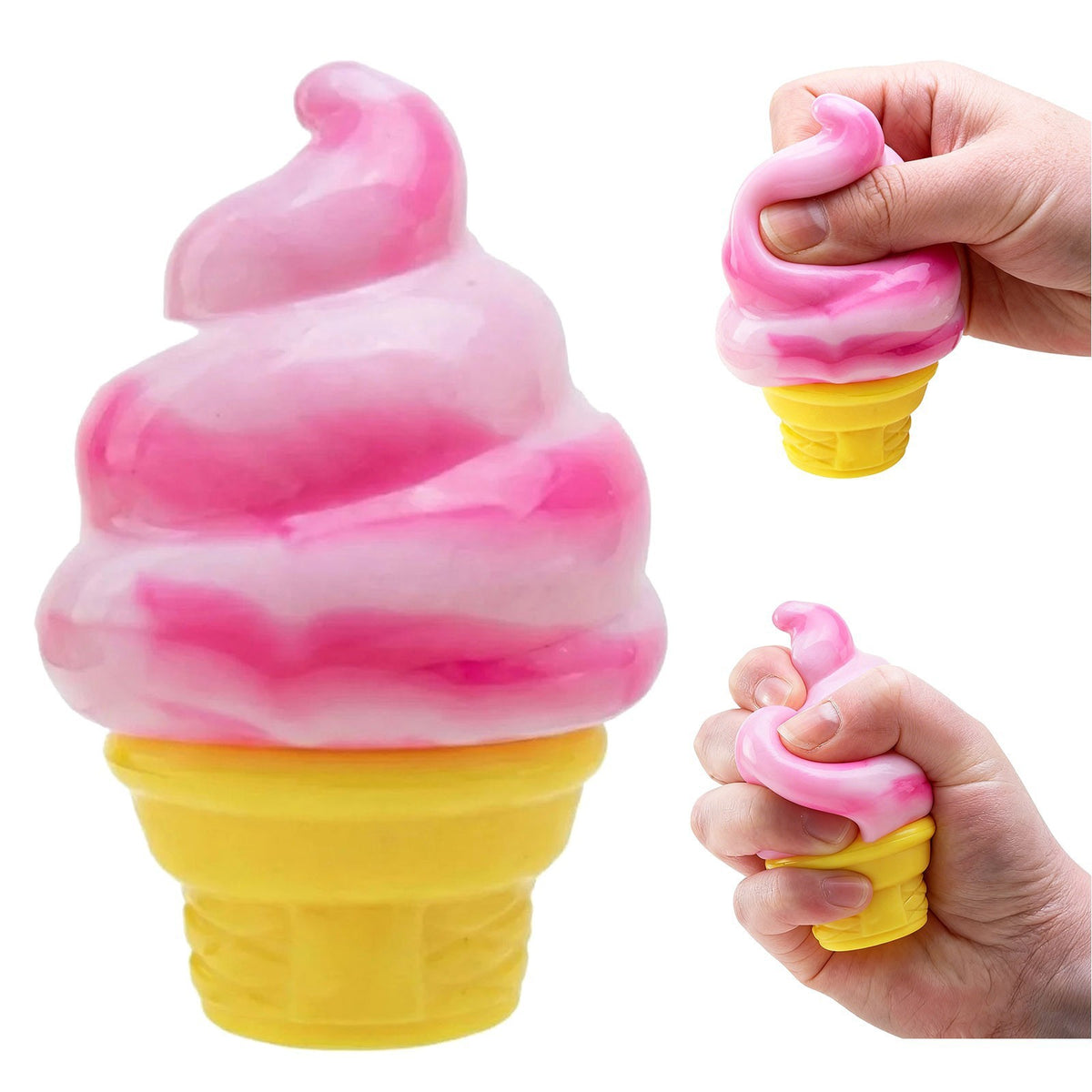 Pink Ice Cream Con a