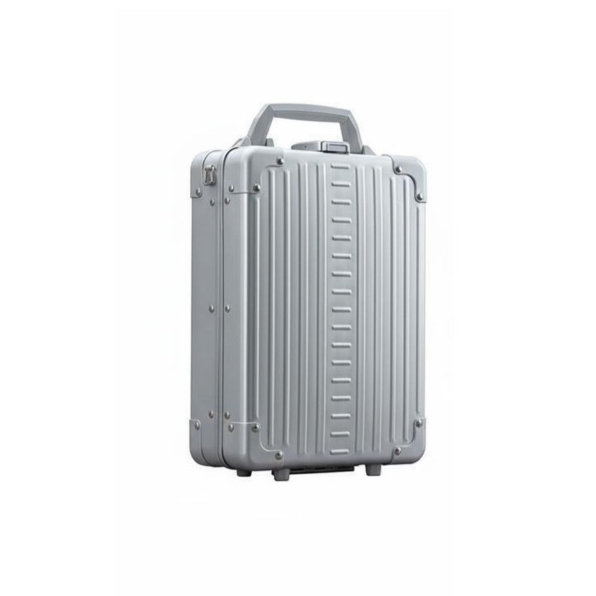 Combination Lock Hard-Sided Briefcase Secure Locking Mechanism Metal Lockbox Sturdy Construction Attache Case Portable Design for Business Travelers, Professionals, Technicians, Travel, Office, Worksite
