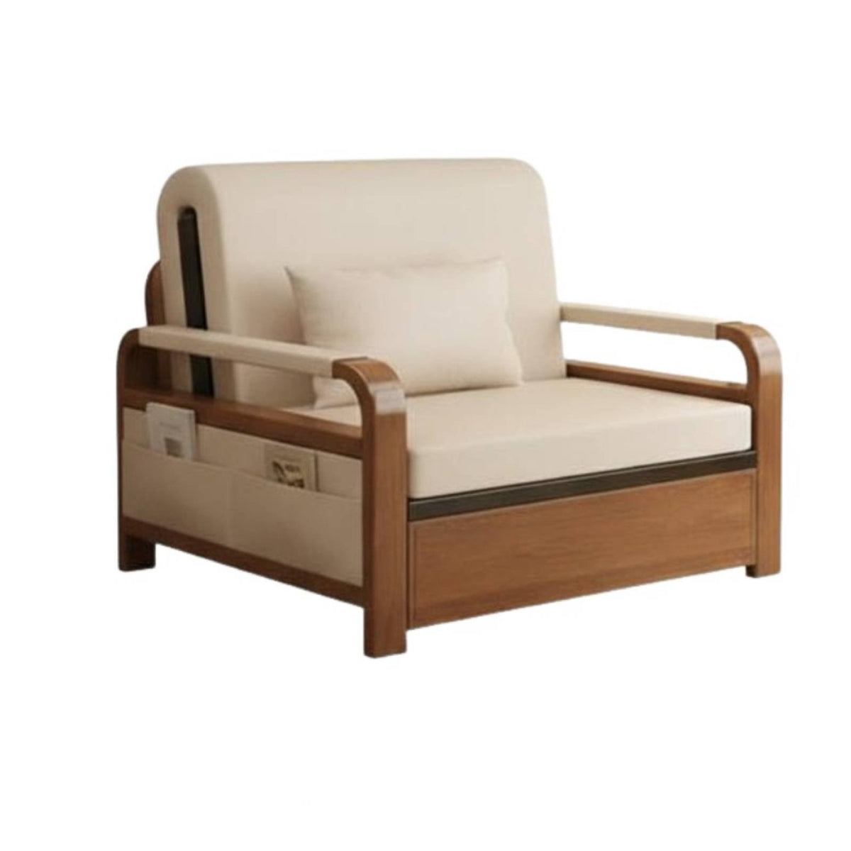 Foldable Pull-extendable Sofa Bed expandableableable transformable Couch Multi-Functional Living Room Furniture 2-in-1 Design for Apartment Dwellers, homeowners, Students, Small areas, Office