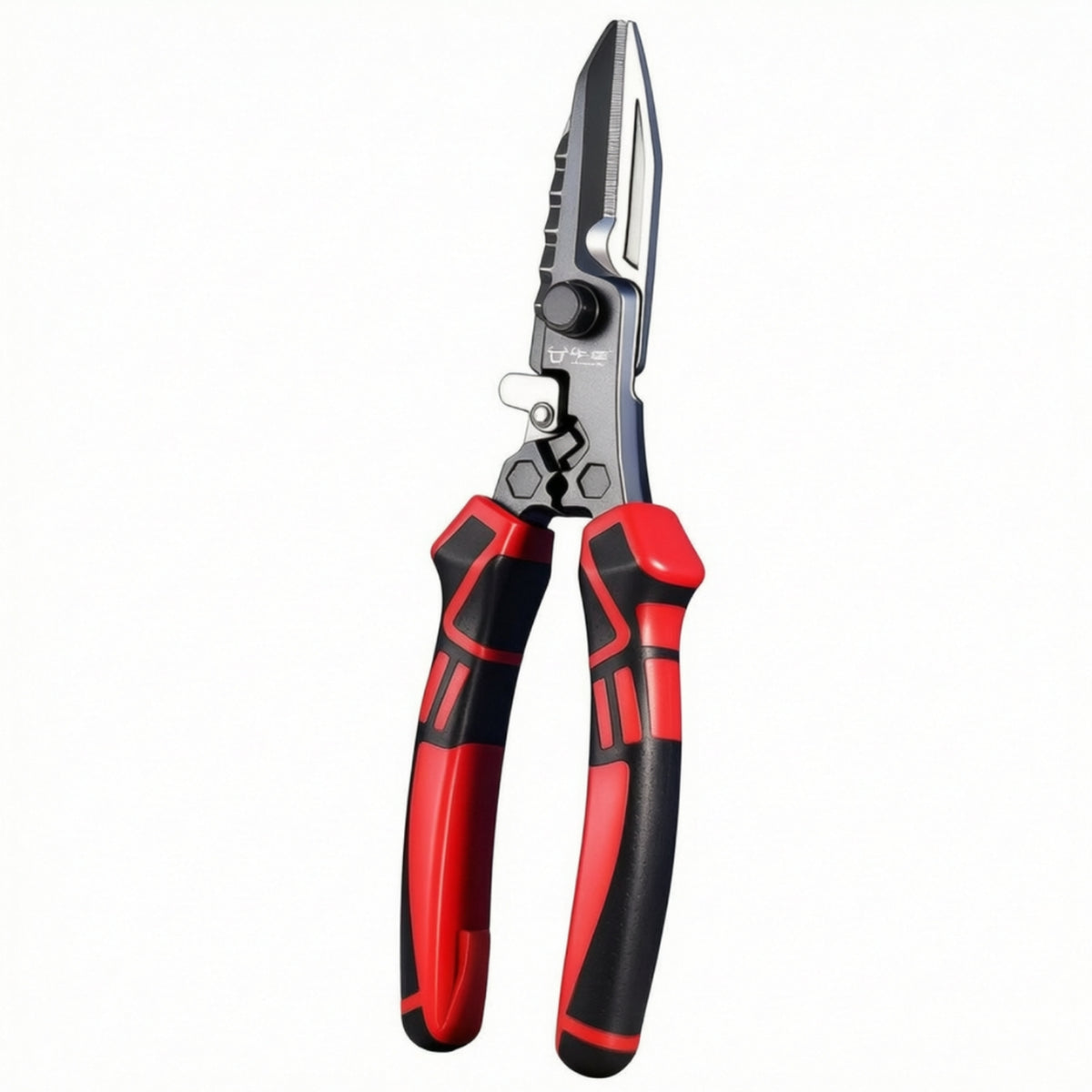 Serrated Metal Cutting Shear Heavy-Duty Sheet Metal Cutters Non-Slip Aviation Cutters Long-Lasting for Mechanics, Workshop, Garage