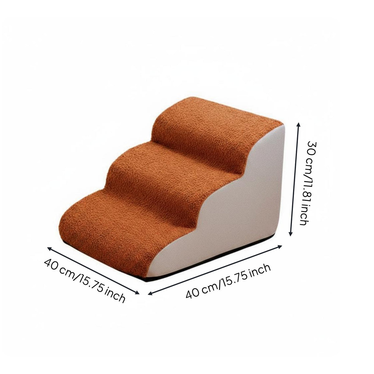 Non-Slip Pet Stairs Easy to Clean Senior Dog Stairs Soft Foam for Bed, Sofa