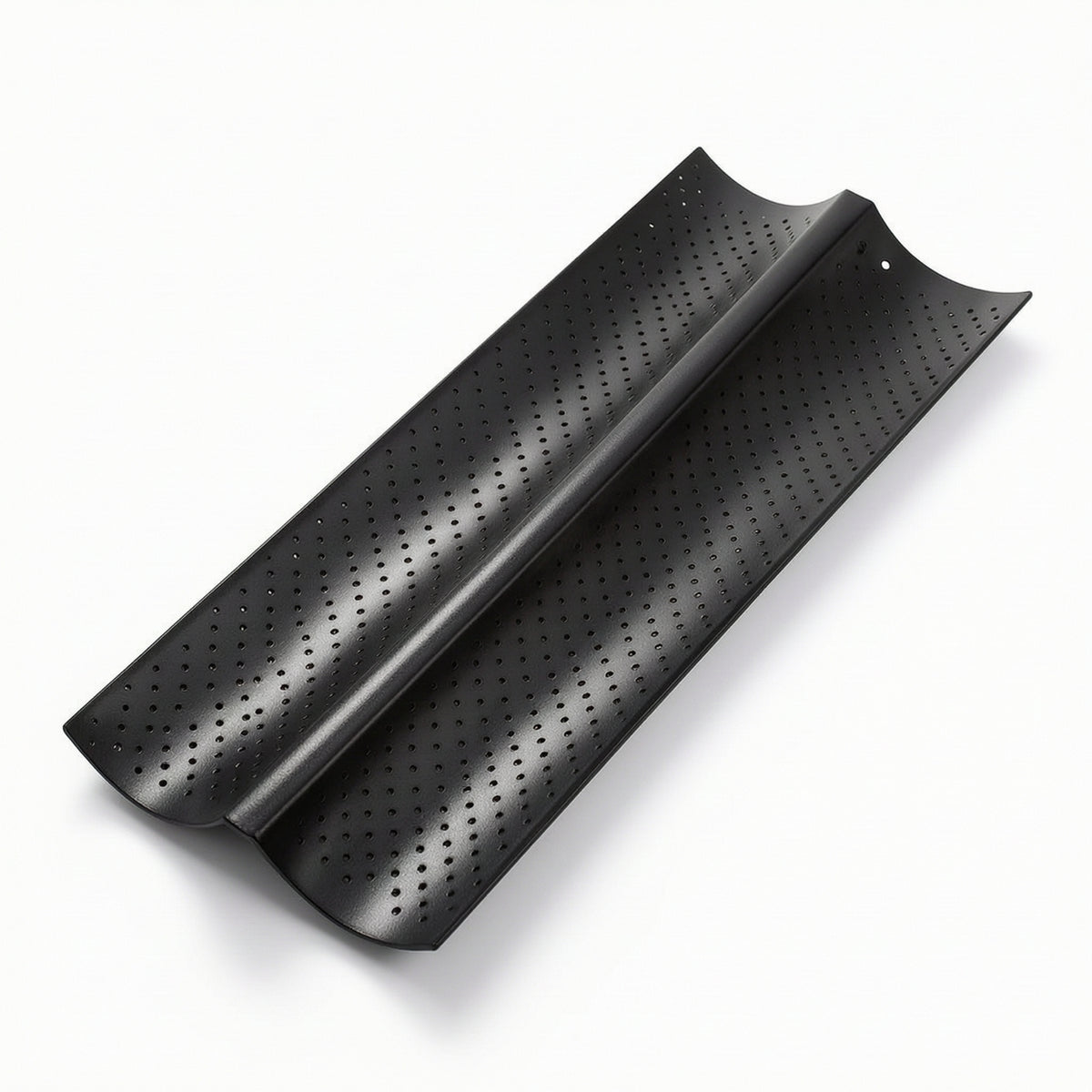 French Bread Pan Perforated French Bread Pan French Bread Tray Two-Slot Bakeware Double-Channel for Home Bakers, Oven