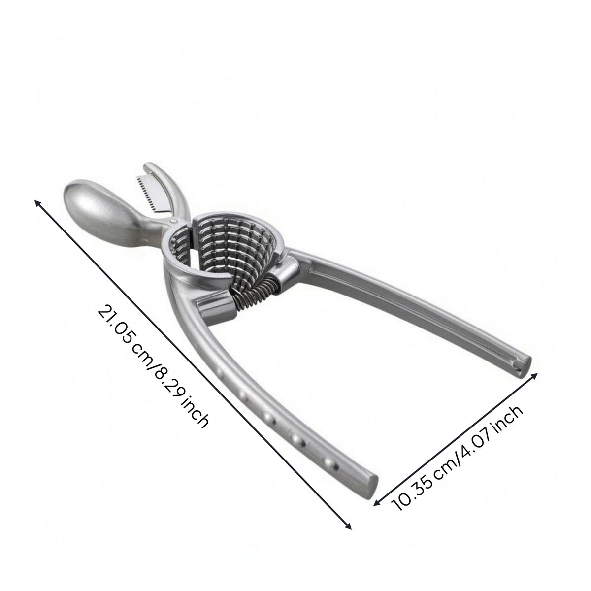 Manual Nutcracker Stainless Steel Clamp Nutcracker Serrated Grip
