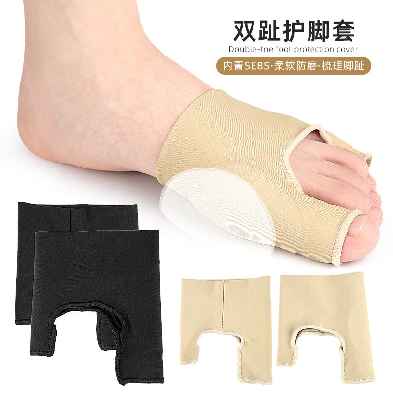 Toe Separator Sleeve with Cushioning for Big Toe and Forefoot