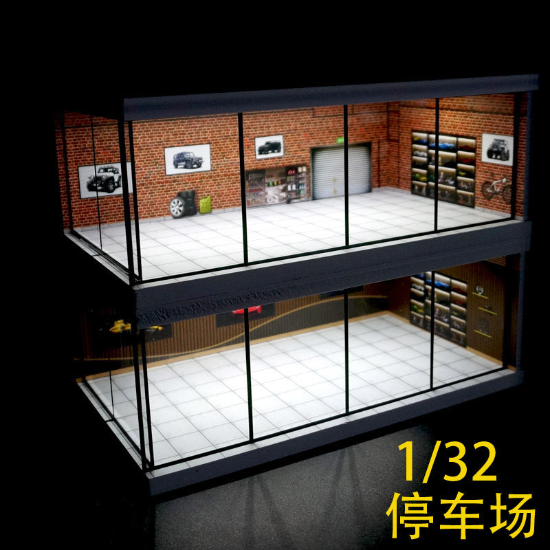 1:32 Parking Lot Storage Box for Car Models
