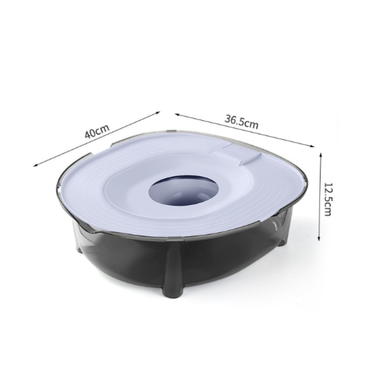 Portable Pet Toilet Low-Height Pet Hygiene Product Translucent