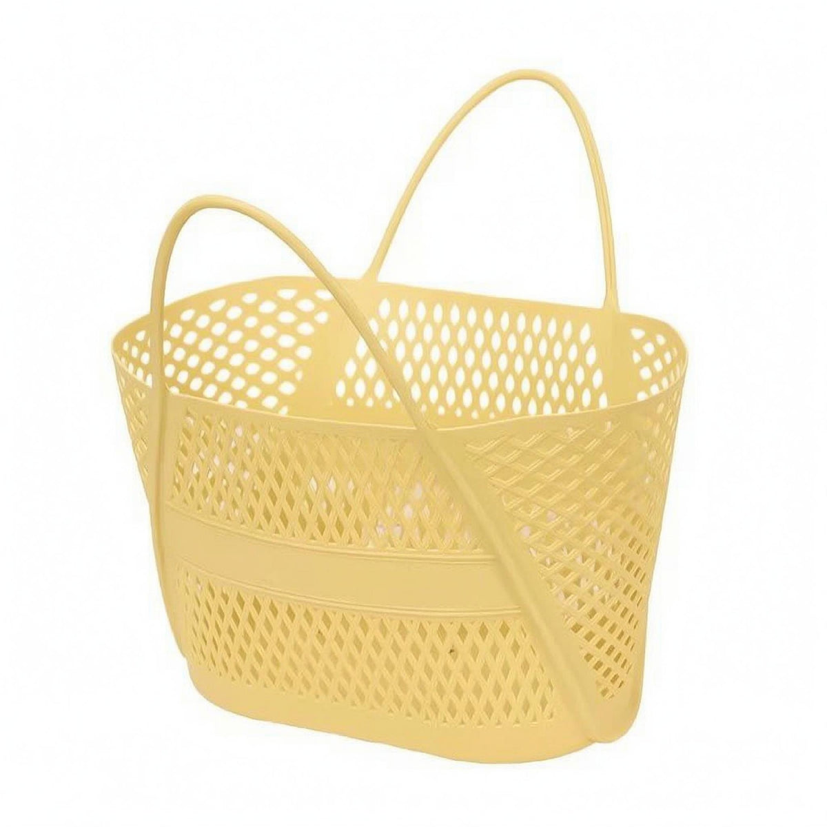 Plastic Bathroom Basket Ventilated Open-Top Toiletry Basket Portable