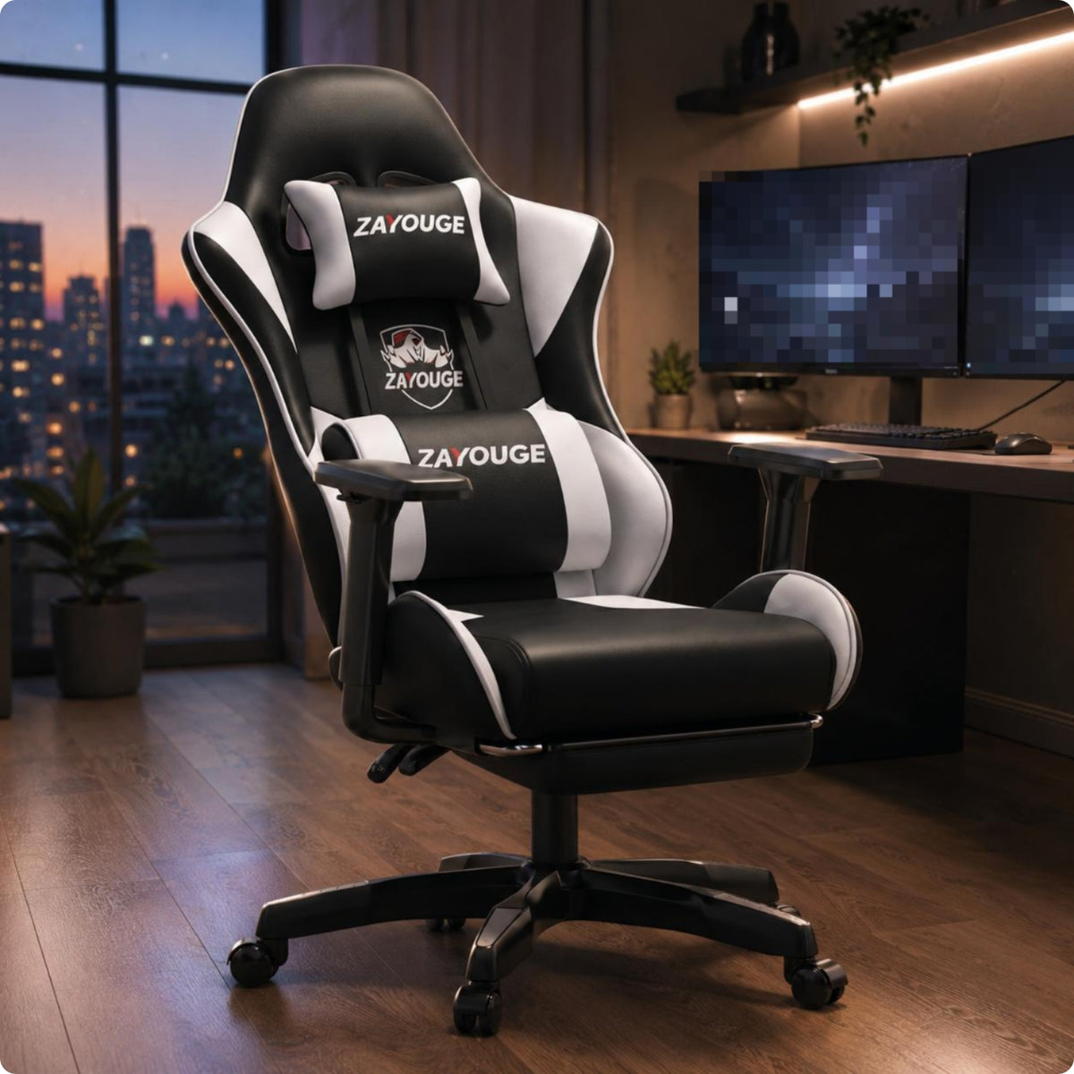 Gaming Chair Headrest Pillow High-Back Gaming Beside the Chair Bolsters Computer Seating for Users, Game Room