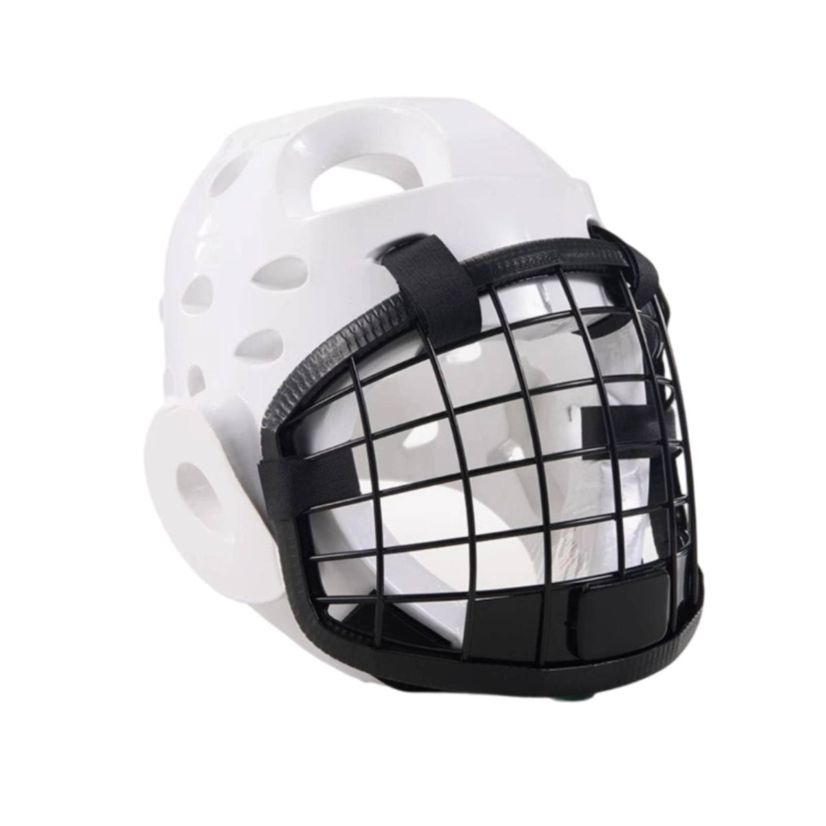 Maximum Coverage Helmet with Mesh Guard Adjustable Combat Arts Helmet Breathable Sparring Headgear Long-Lasting for Fighters, Combat Sports