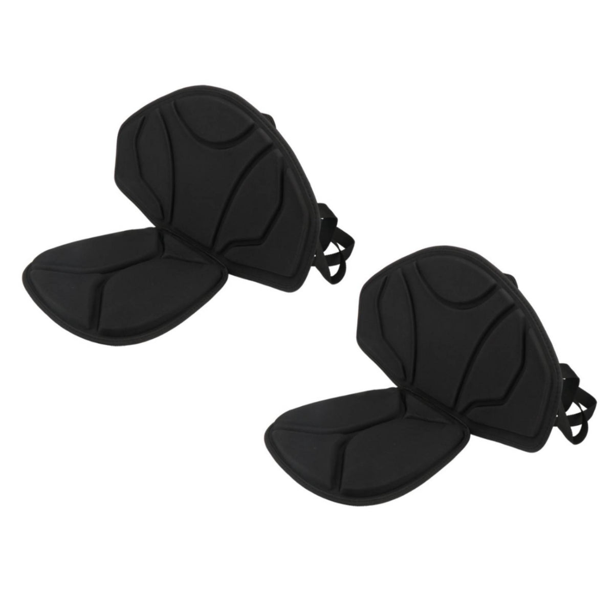 2 Pieces Kayak Seat with Backrest Padded Kayak Seat with Storage Bag Contoured Cushion for Kayakers, Paddleboarding