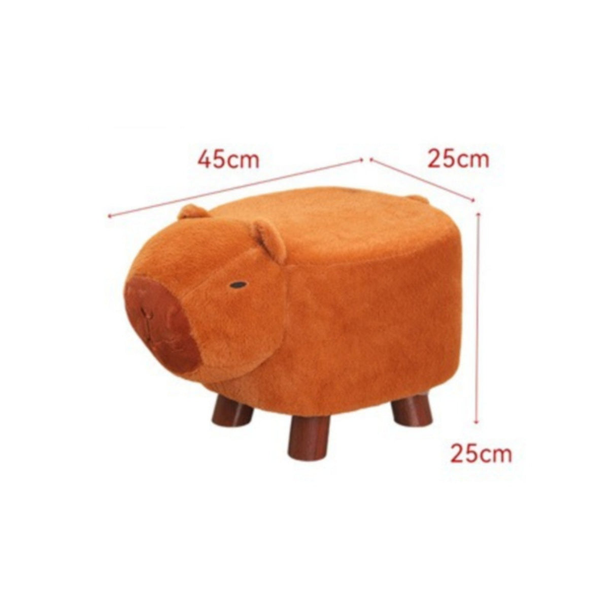 Small Soft Stool Cute Soft Stool Easy to Move for Entryway, Hallway