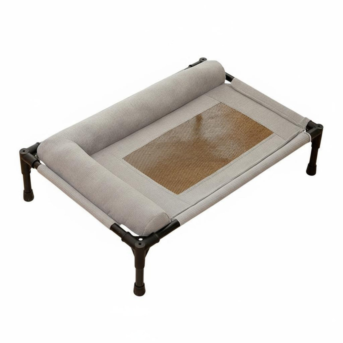 Elevated Pet Cot Sturdy Frame Cooling Dog Bed Easy Assembly for Indoor