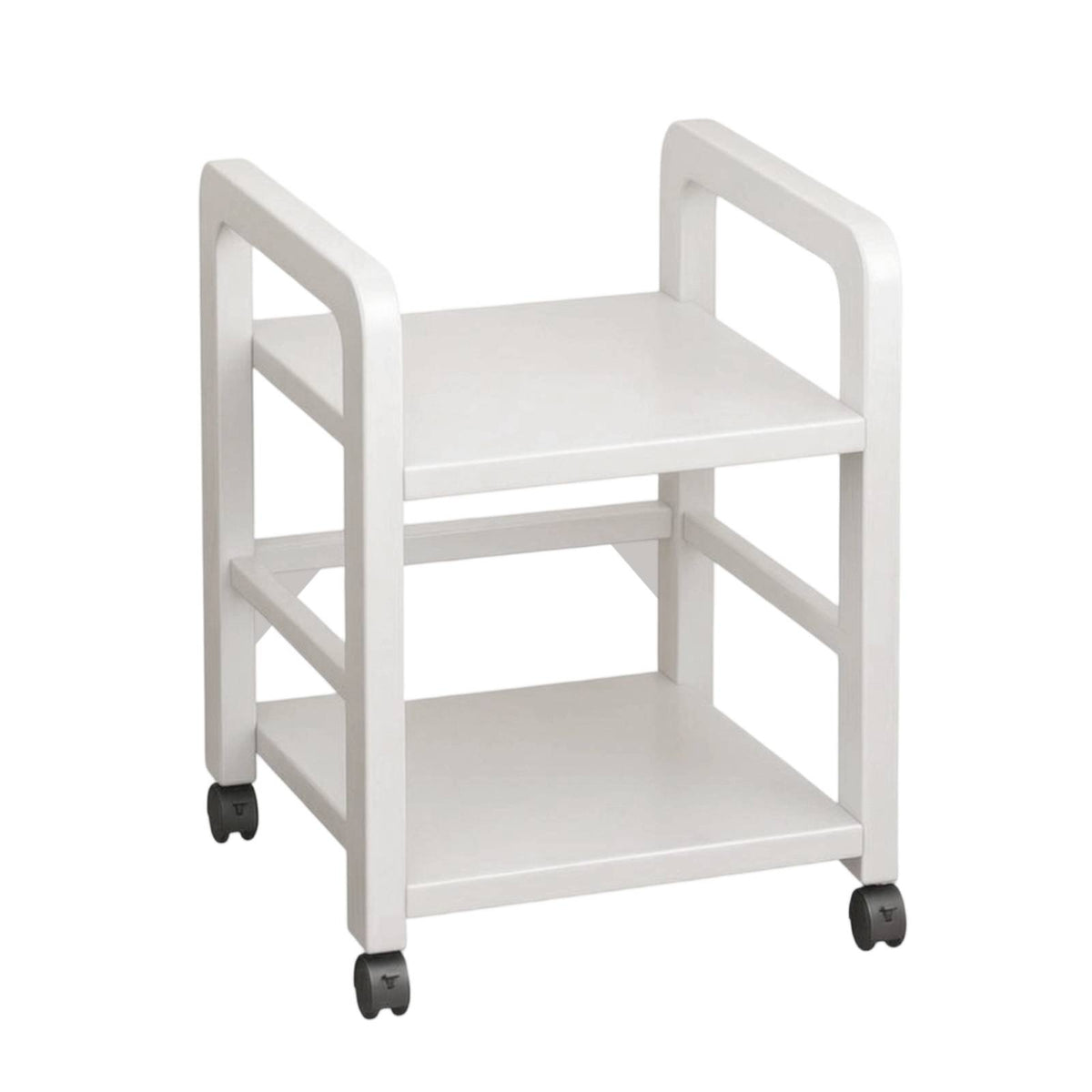 Two-Tier Bookshelf Narrow Freestanding Bookshelf Open-Frame Standing Shelf for Floor Placement