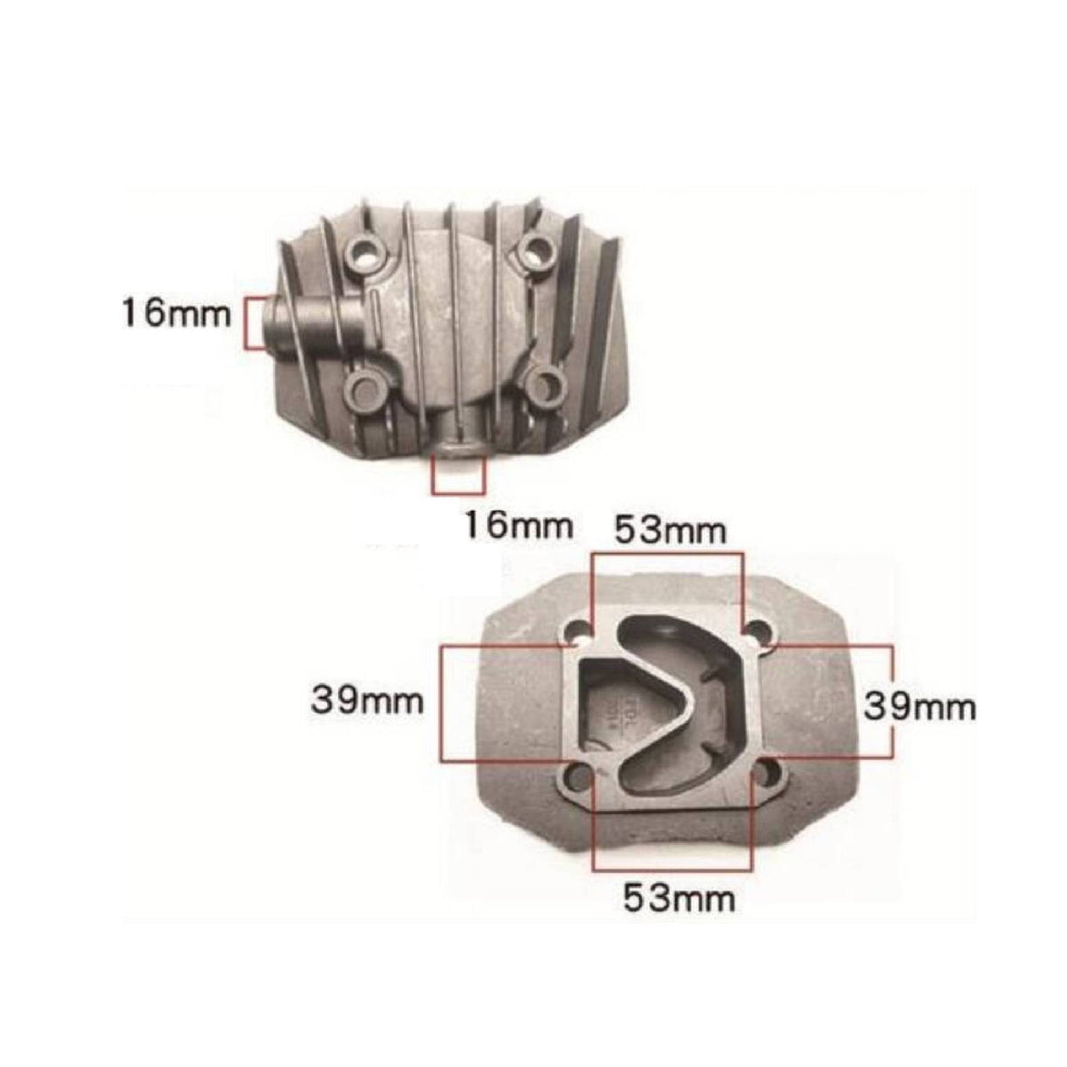 Compressor Cylinder Head Compressor Head Cover for Replacement, Repair