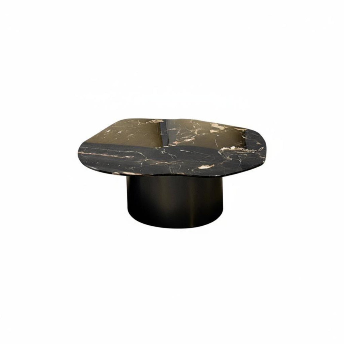 2 Pieces distinctive Shape Nesting Table Set Modern Design Irregular Nesting Tables Space-Saving Living Room Furniture Sculptural Base for Interior Designers, Homeowners, Apartment Dwellers, Small Spaces, Lounge Area, Home, Bedroom