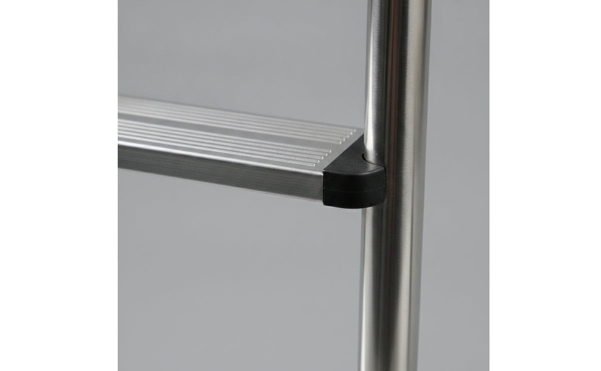 4-Step Pool Ladder Sturdy Stainless Steel Pool Ladder Anti-Slip for Families, Swimming Pools