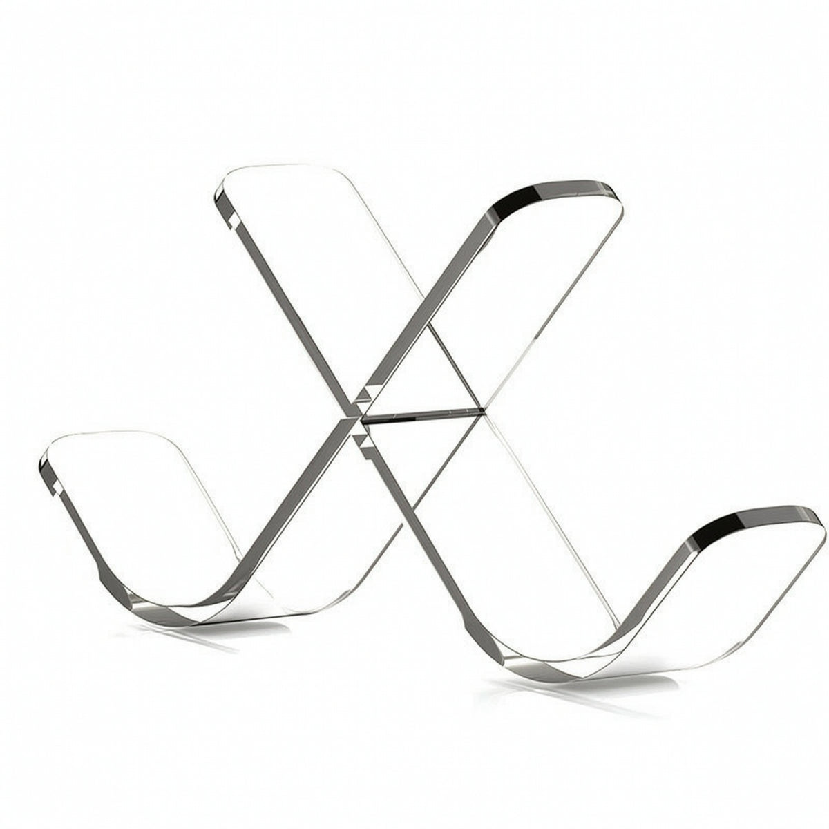 Acrylic Puck Stand with Cradle One-Piece Puck Display Stand Transparent Display Case with Cradle Modern for Shelf, Home Office