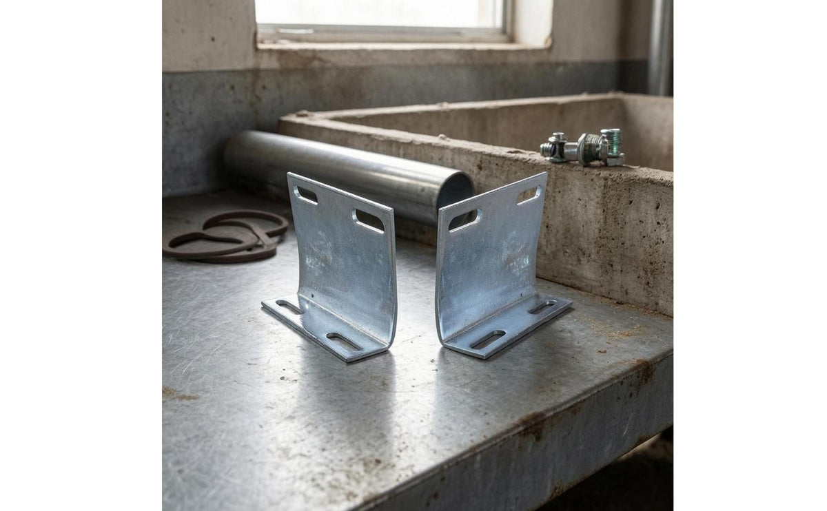 Water Level Controller Bracket Blue Coated Steel Mounting Bracket