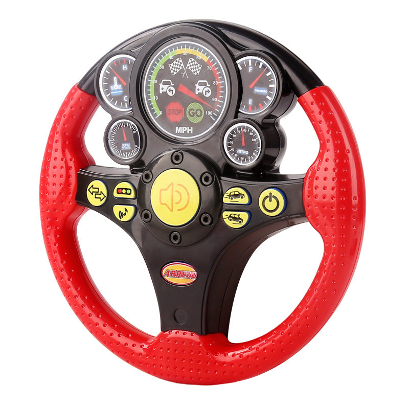 Kids Educational Toy Steering Wheel with Music and Vibration