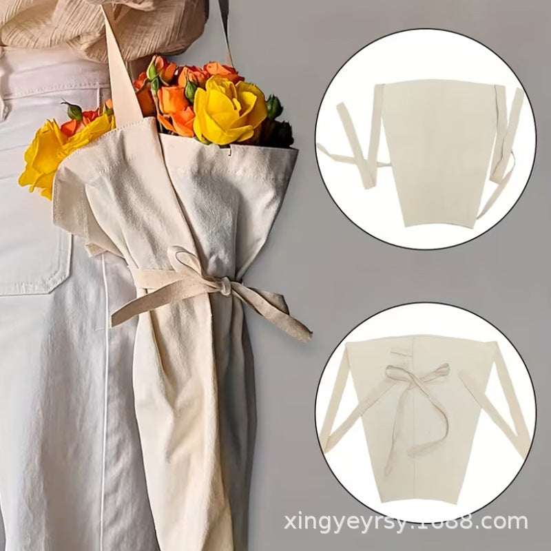 European Style Romantic Flower Bouquet Bag with Adjustable Straps