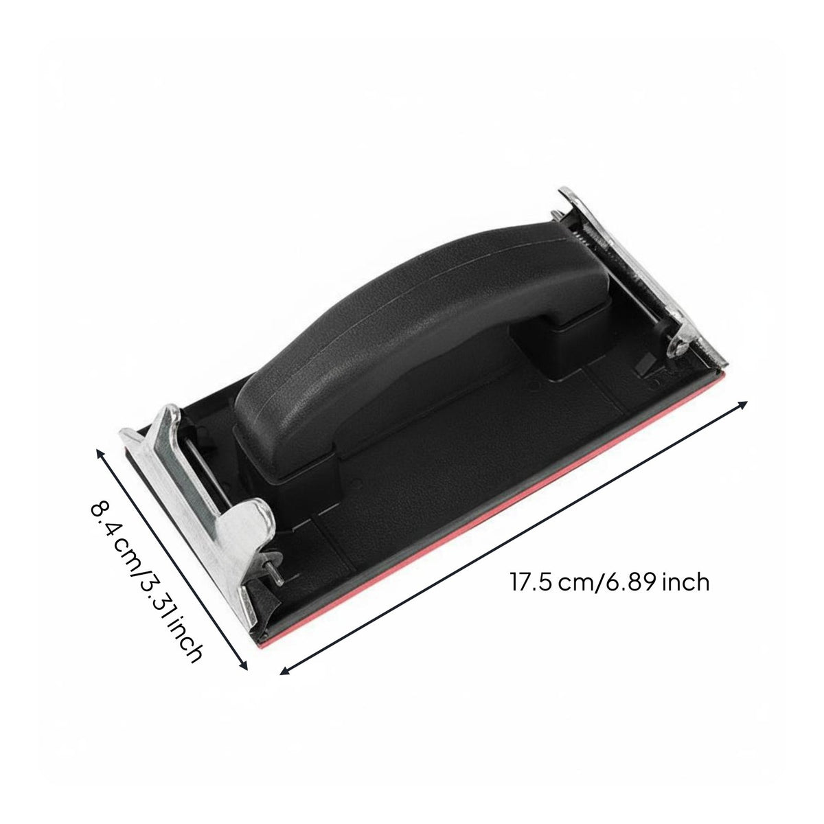 Comfort Grip Handle Sandpaper Holder Easy to Use Manual Hand Sander Ergonomic Design for Woodworkers, DIY Enthusiasts, Furniture Refinishing