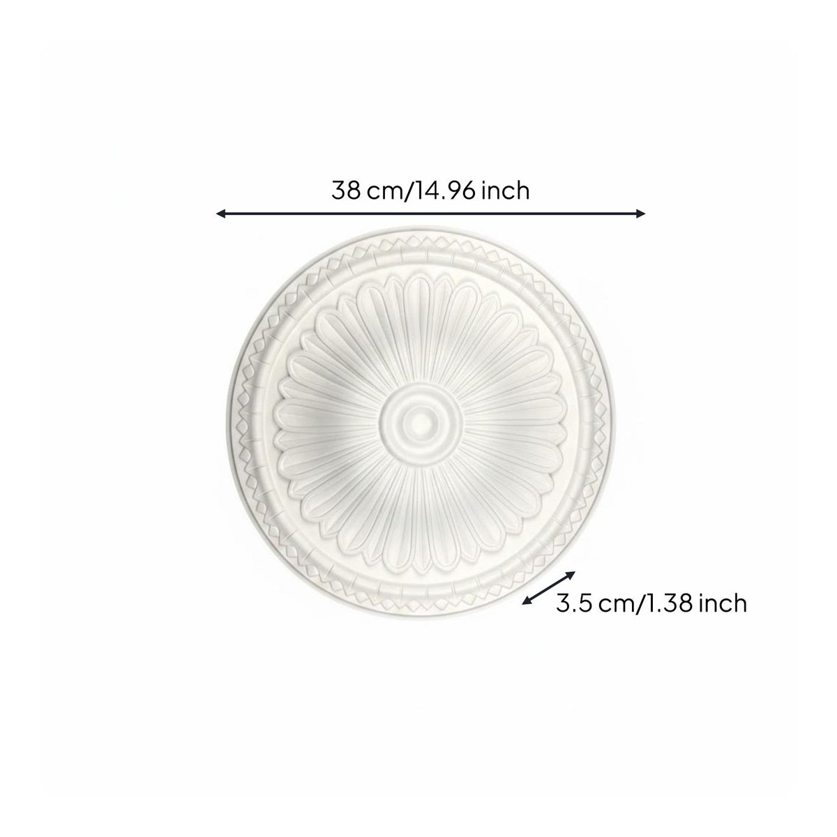 Chandelier Medallion French Design Chandelier Base Cover Lightweight for Hallway