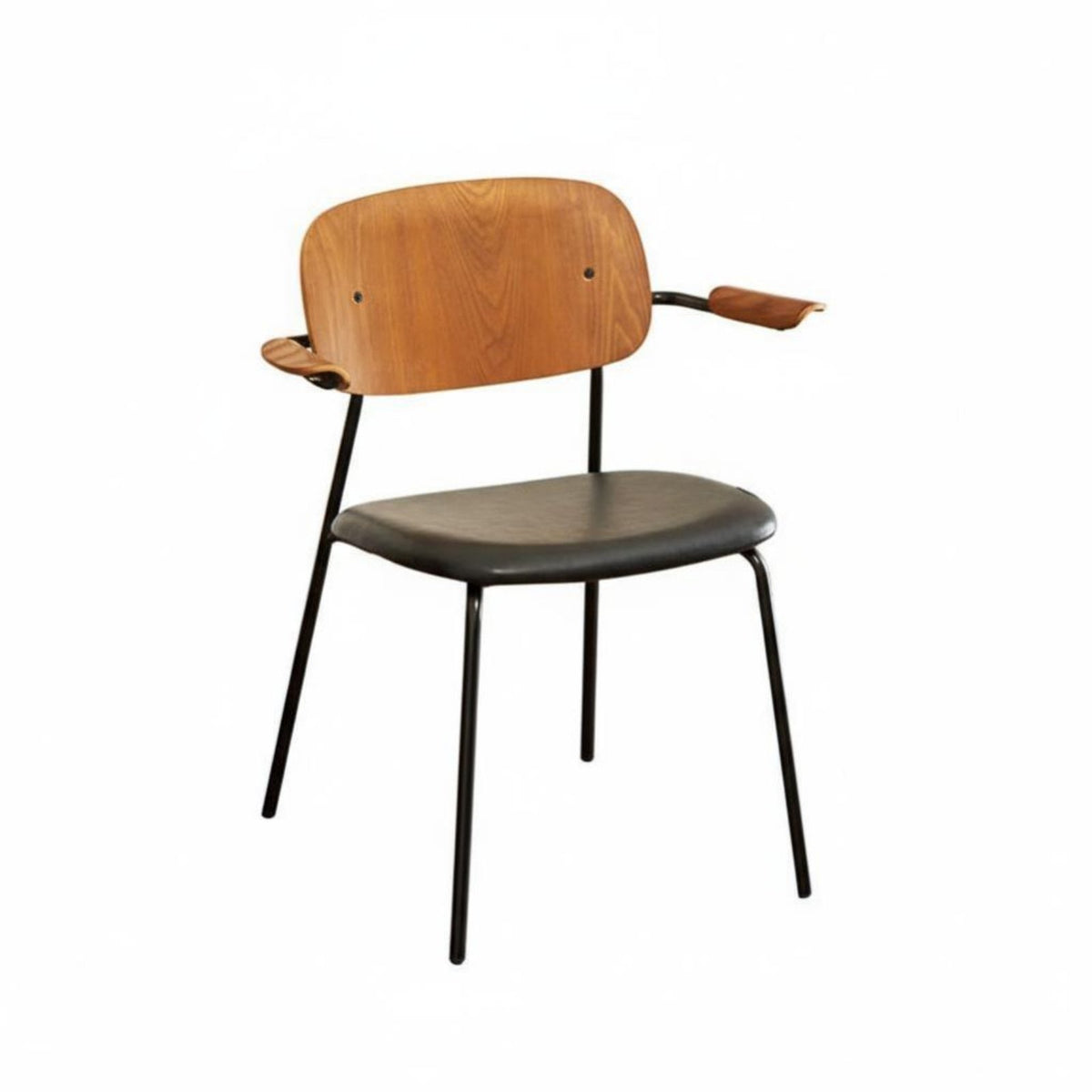 Nordic aesthetic Upholstered Armchair With Armrests Upholstered Side Chair Hangable Design Dining Seat Thickly Padded for Restaurant Owners, Homeowners, Interior Designers