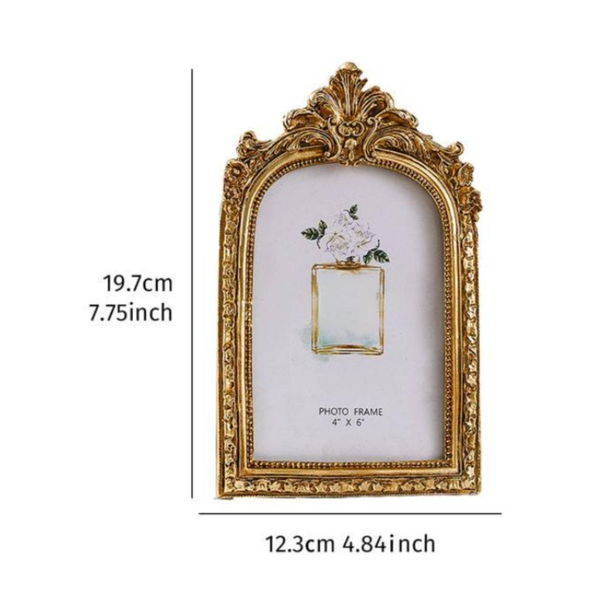 Vintage Arched Picture Frame European Design Arched Picture Frame